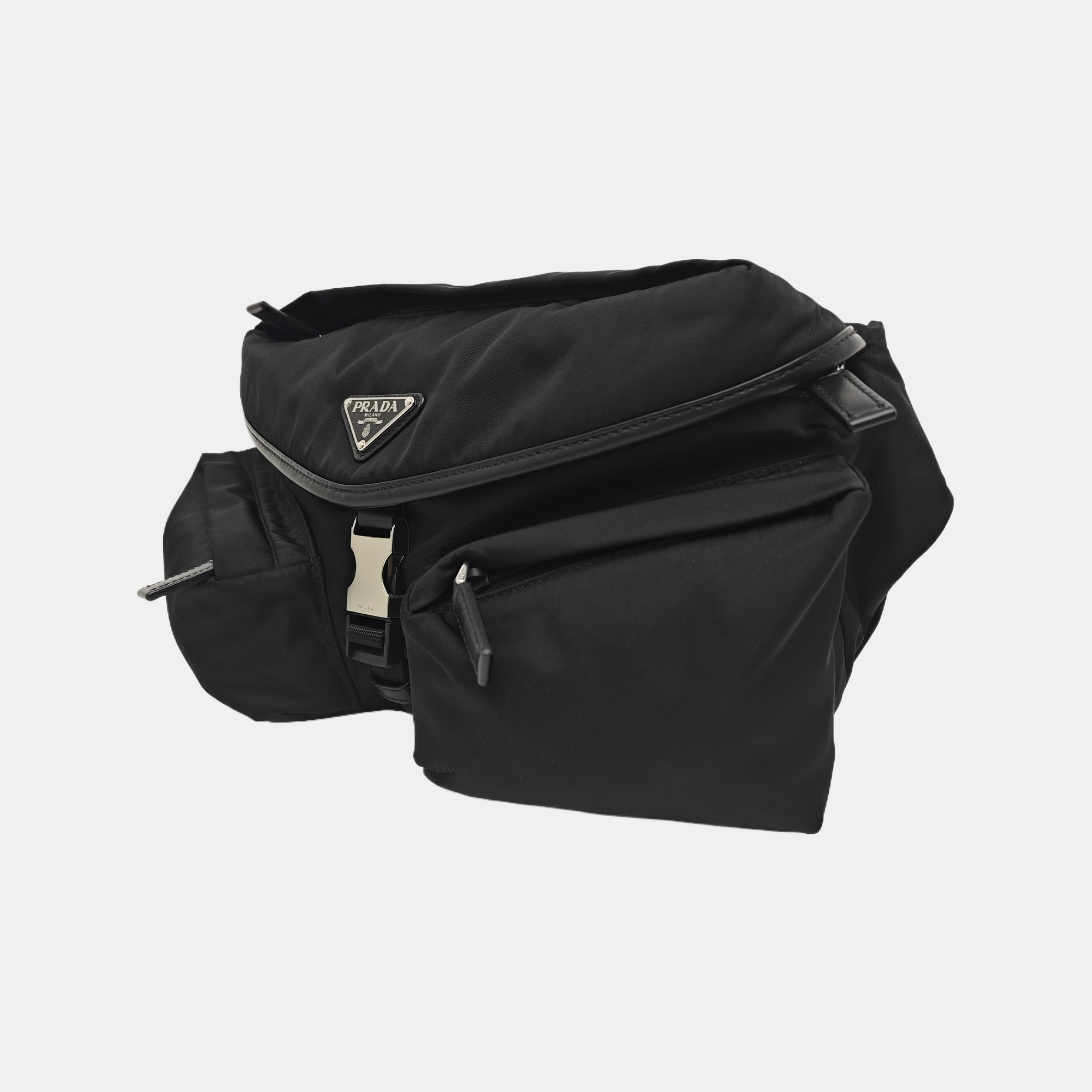 Nylon Belt Bag Black