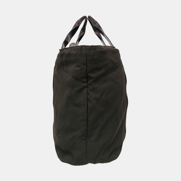 Canvas Top Handle Bag Green