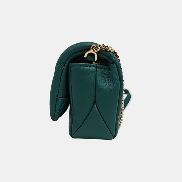 SERPENTI CABOCHON Quilted Calfskin Green
