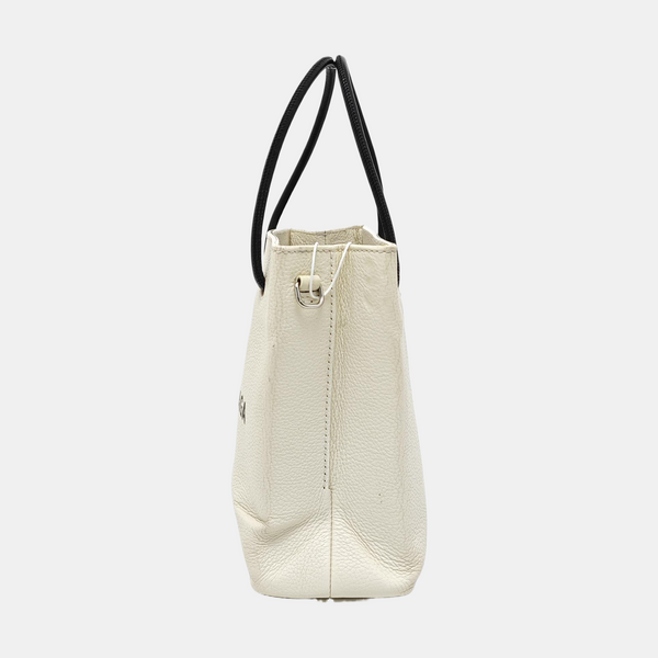 Shopping Bag Super Mini Calfskin White