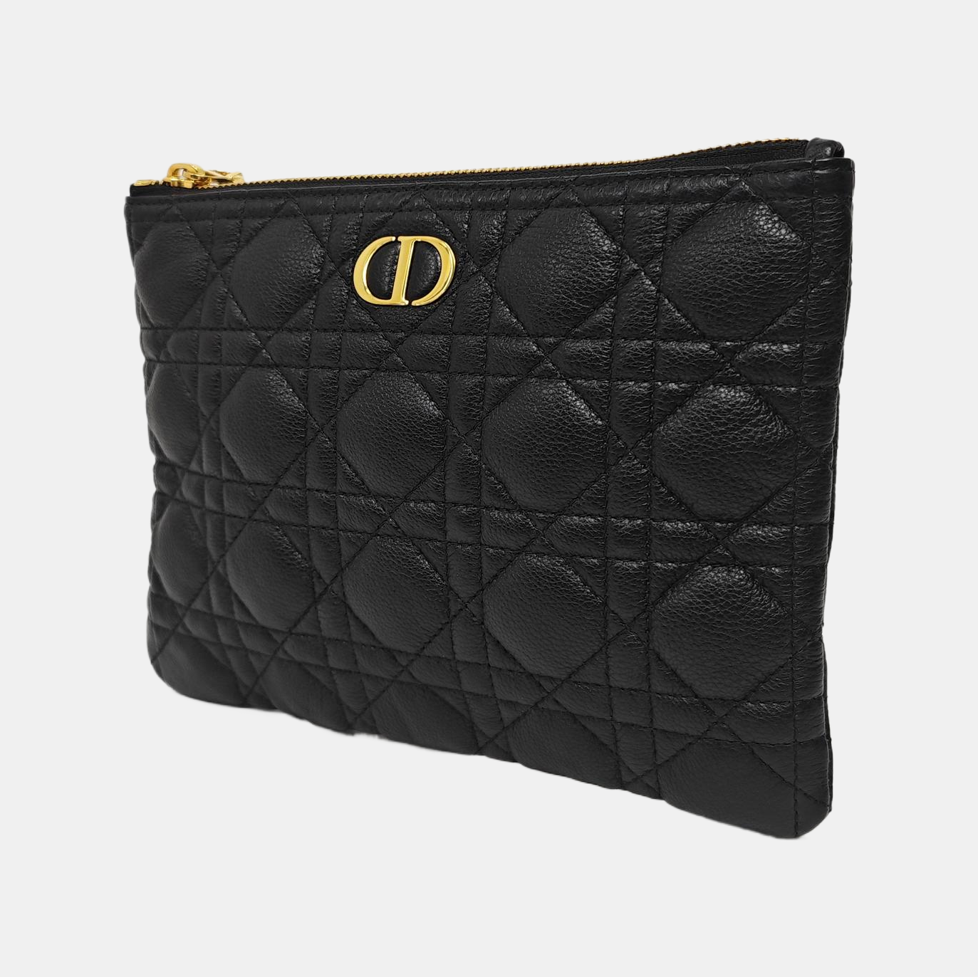 Dior Caro Large Calfskin Black