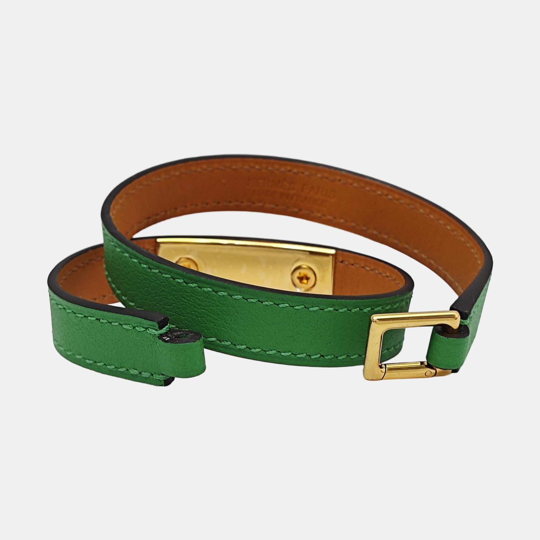 Rivale Metal Green Bangle