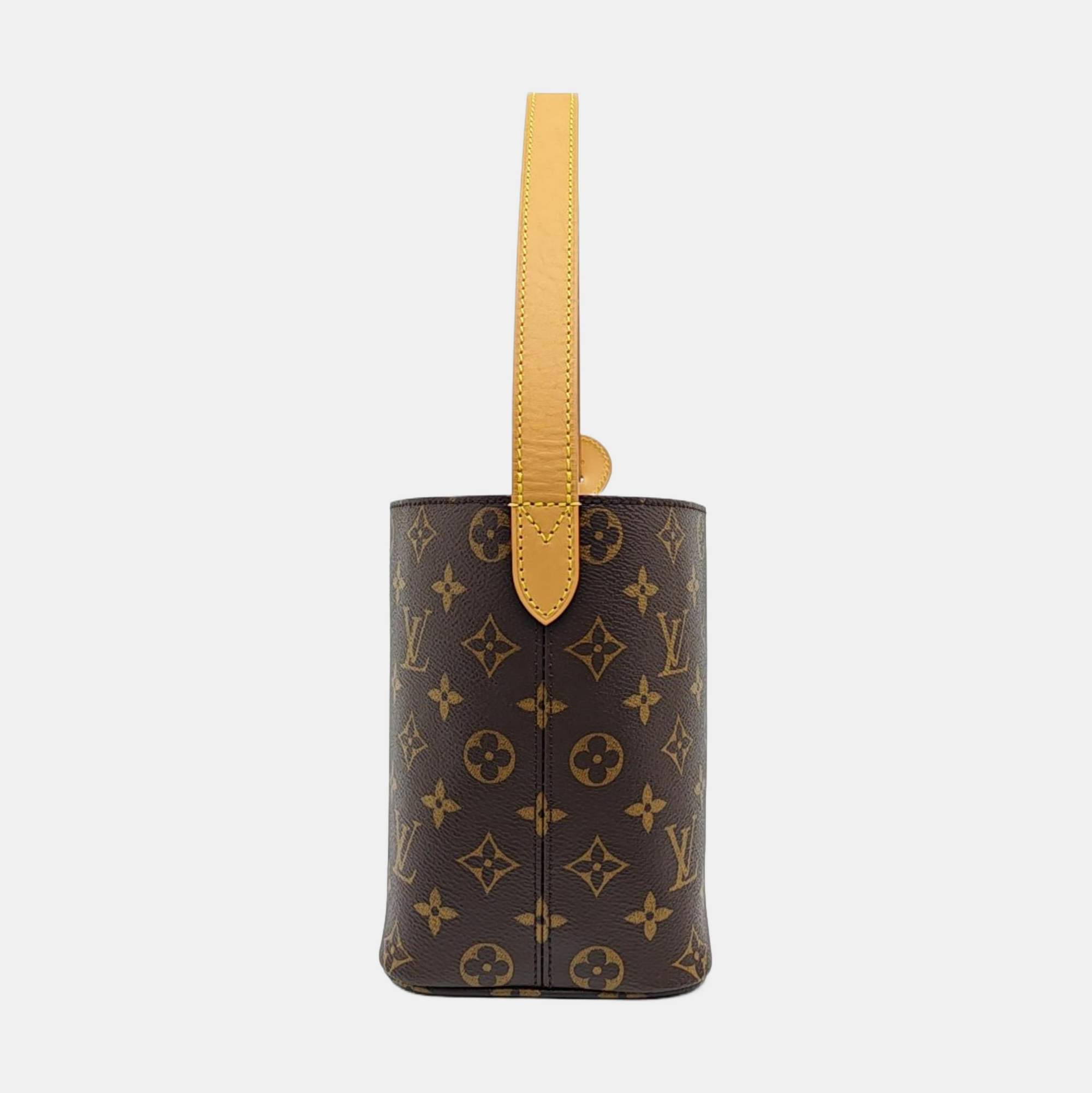 ALL IN Monogram Coated Canvas Brown