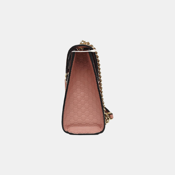 Emily Chain Monogram Calfskin Pink