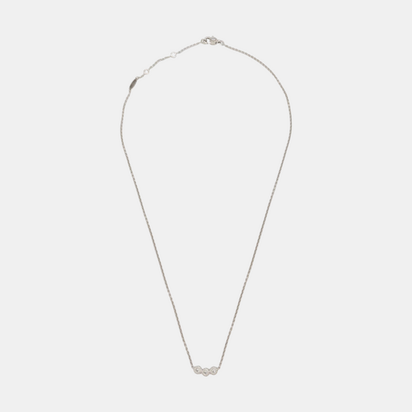 Mimirose 18k White Gold Silver Necklace