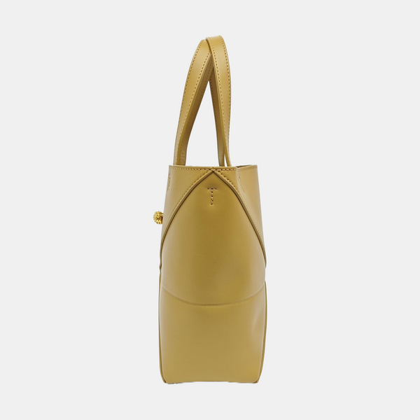 Puzzle Fold Mini Calfskin Beige