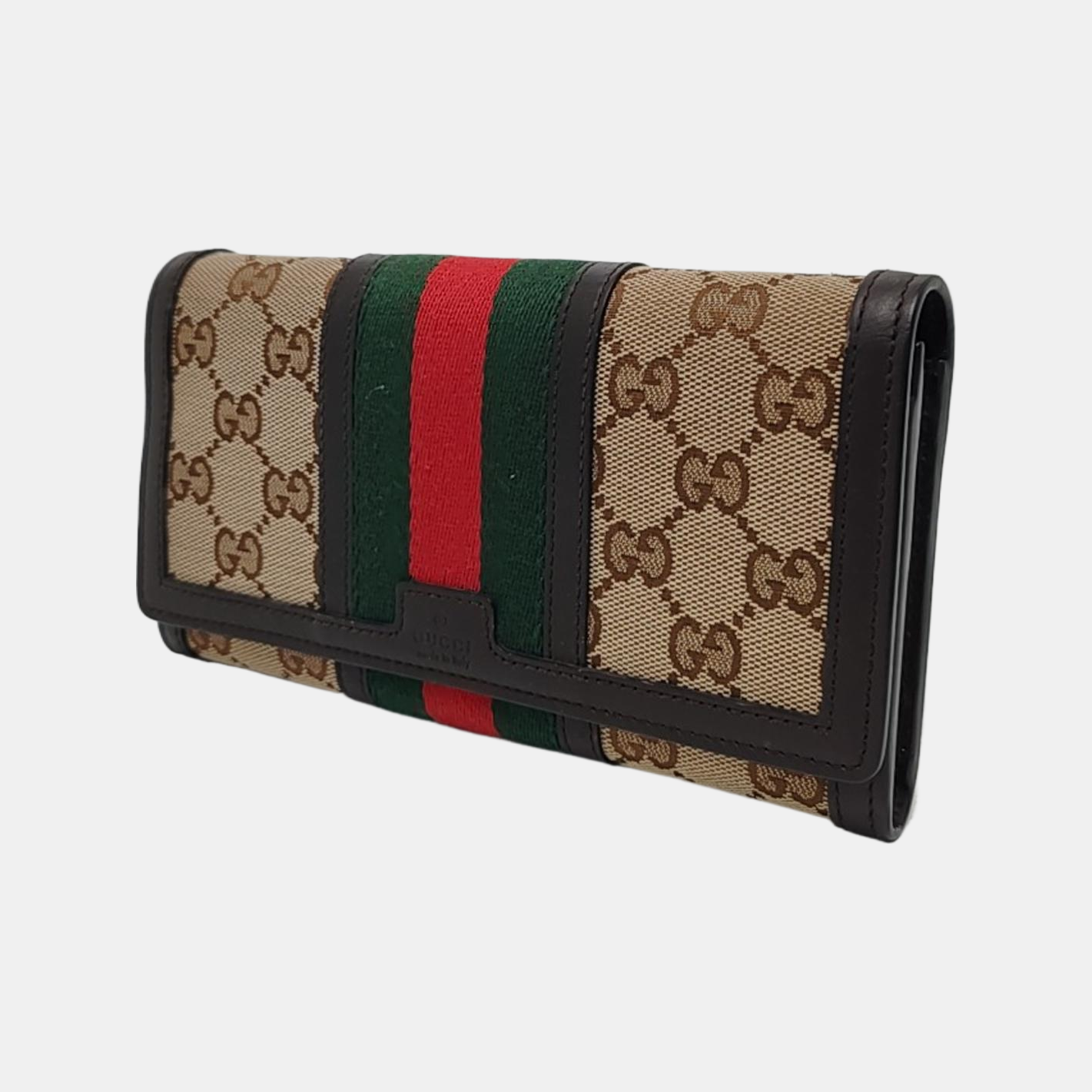 Monogram Canvas Wallet Beige