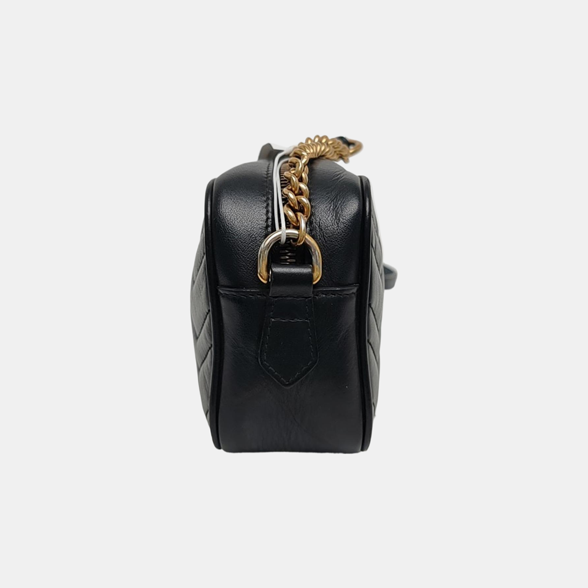 GG Marmont Mini Quilted Calfskin Black