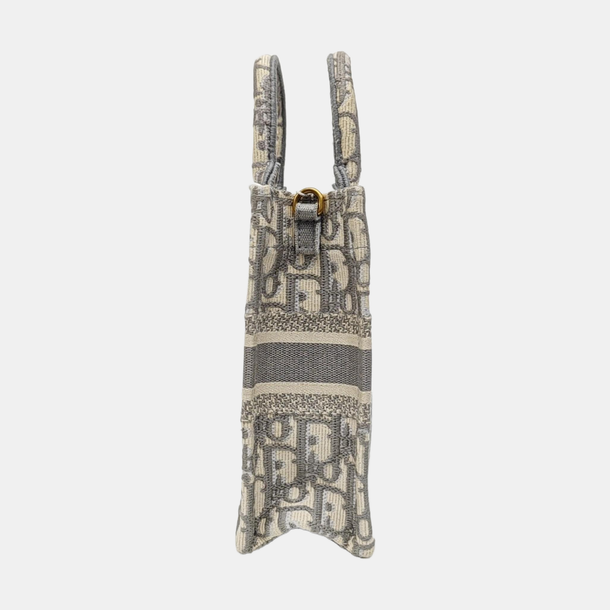 Book Tote Mini Canvas Gray