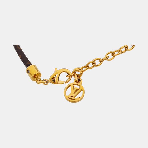 LV SOUND Leather Brown Bangle