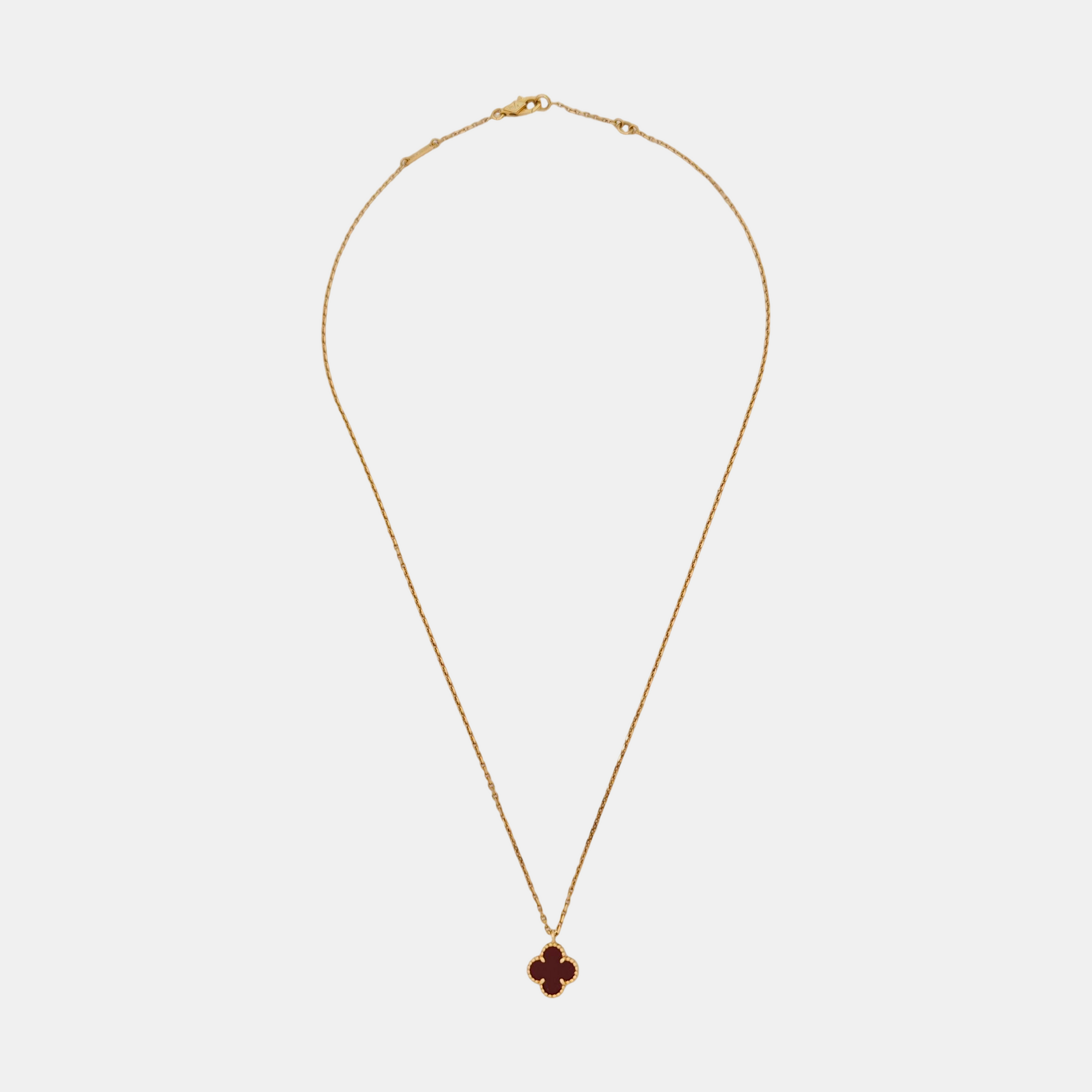Sweet Alhambra 18k Rose Gold Necklace