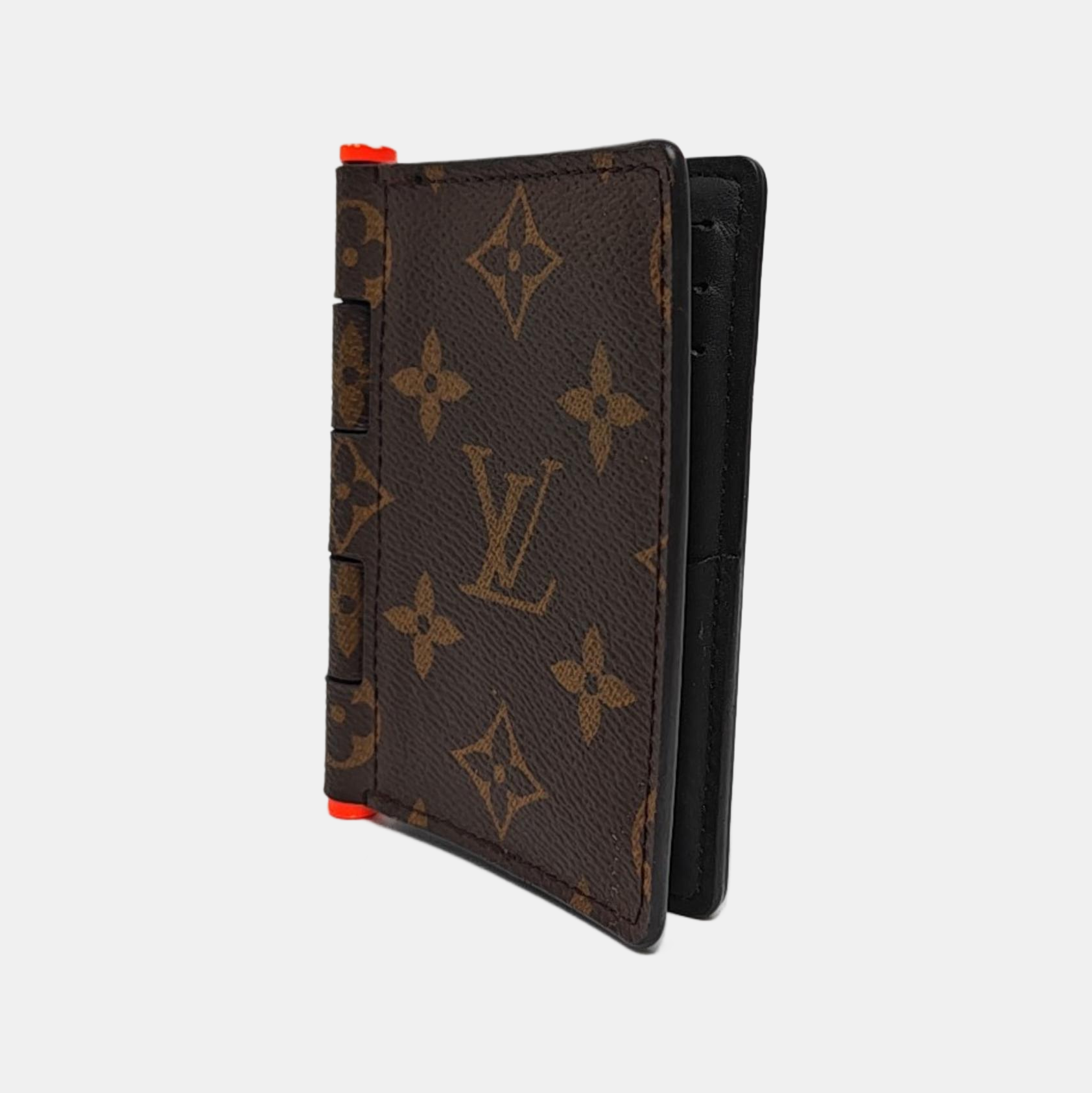 Monogram Coated Canvas Card Holder Mini Brown