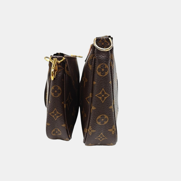 MULTI Monogram Coated Canvas Brown
