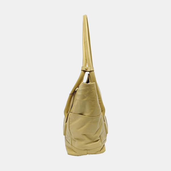 Arco Large Calfskin Beige