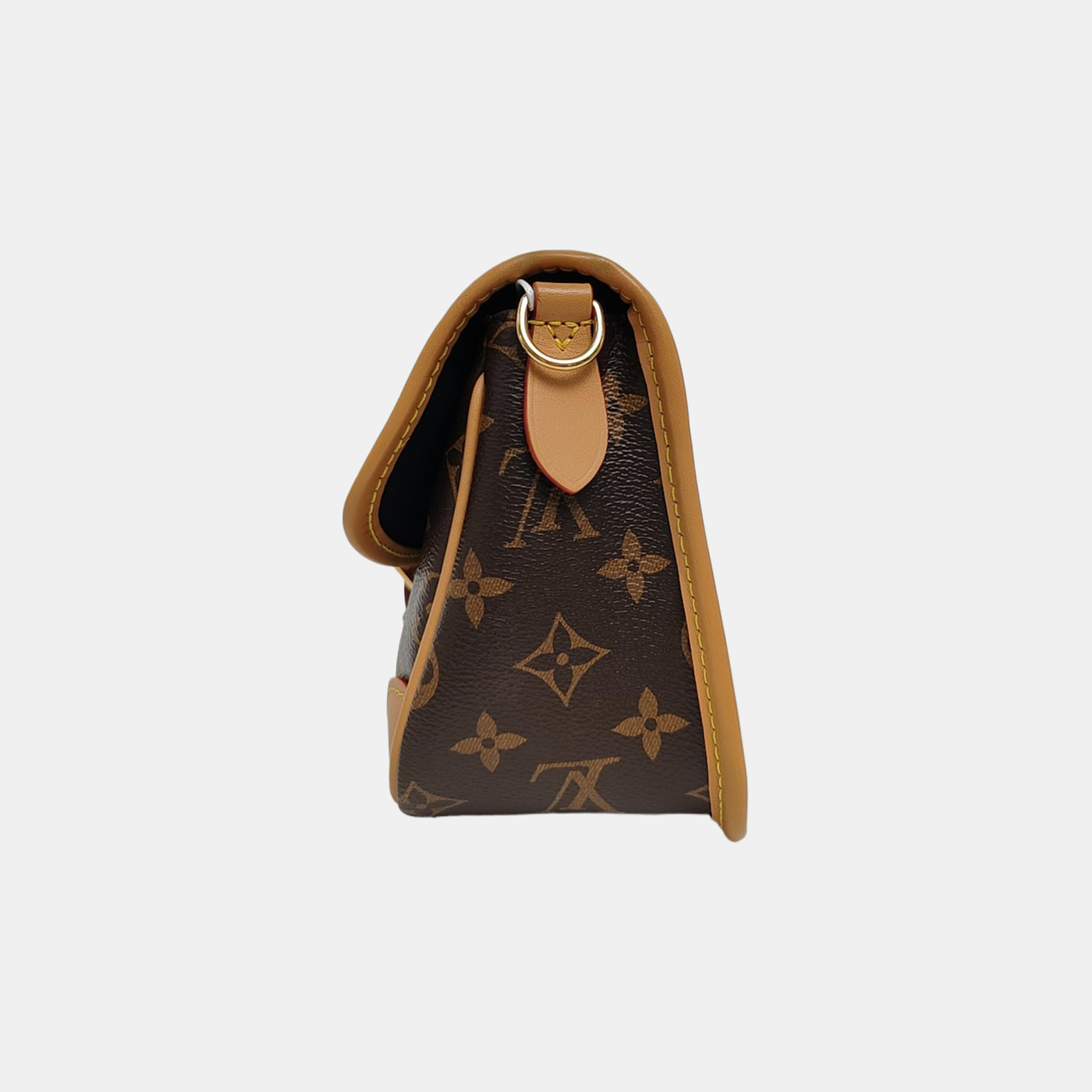 DIANE Monogram Coated Canvas Brown