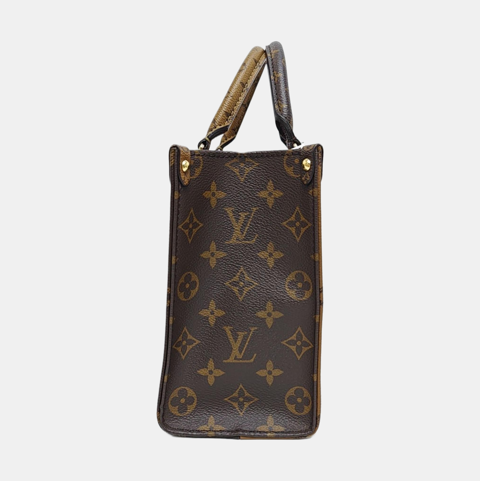 ONTHEGO PM Monogram Coated Canvas Brown