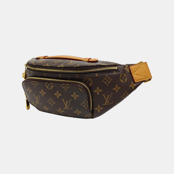 RUSH Monogram Coated Canvas Brown