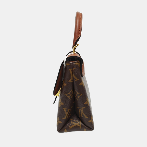 LOCKY BB Monogram Coated Canvas Brown