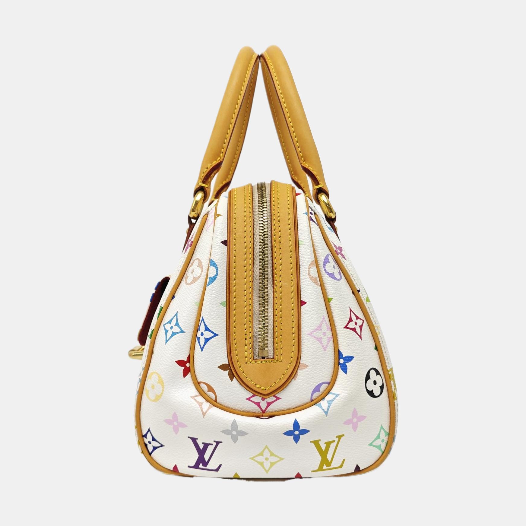 LV × TM PRISCILLA Monogram Coated Canvas White