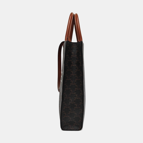CABAS CELINE Small Coated Canvas Black