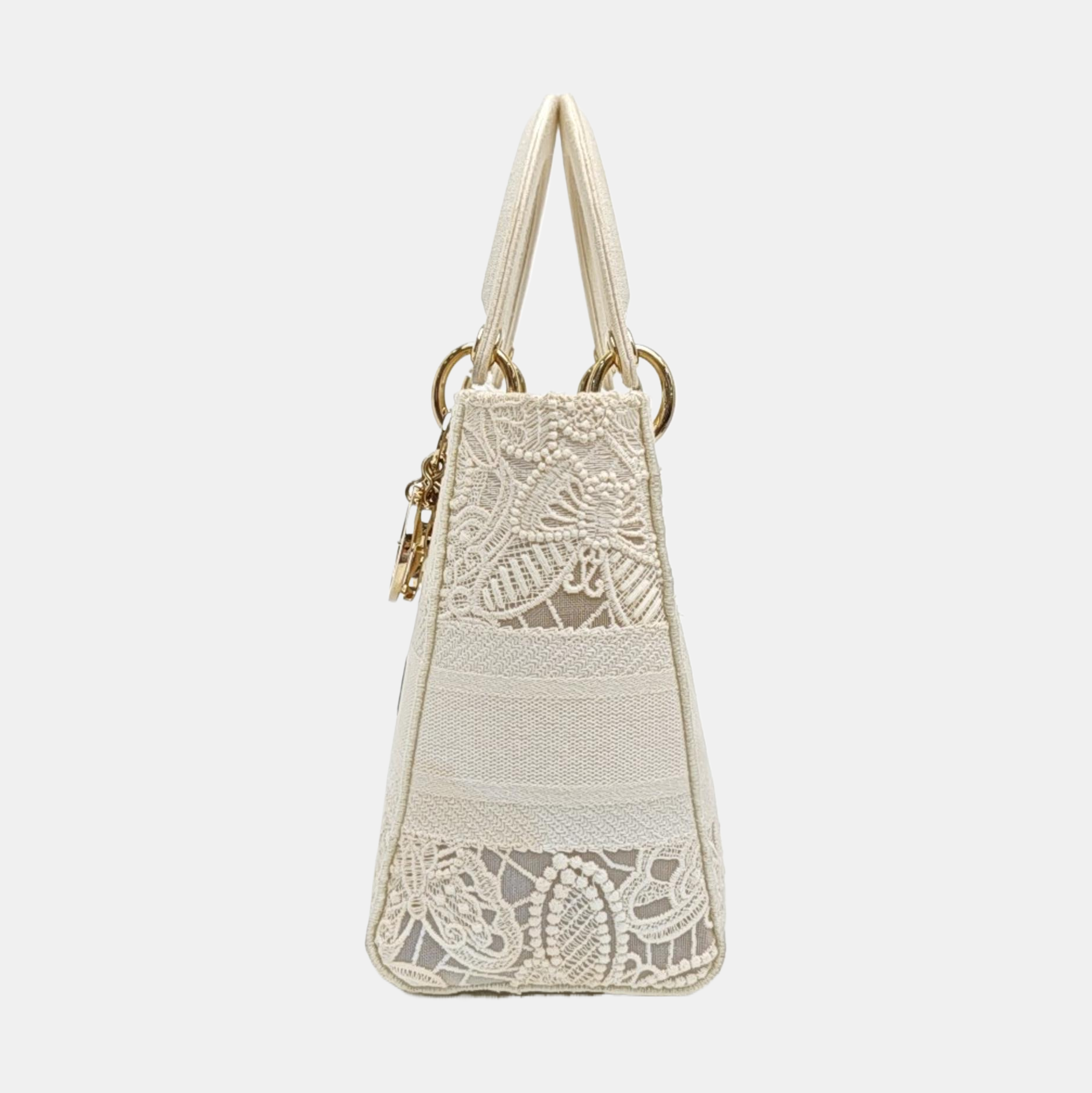 Lady D-Lite Medium Canvas White