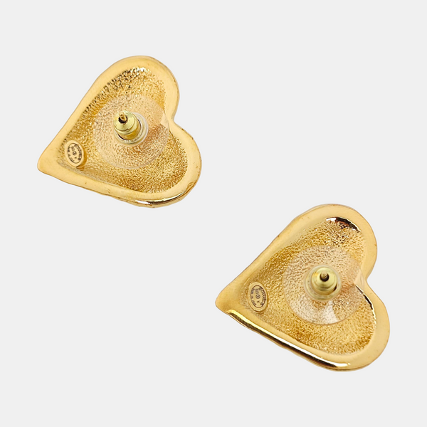 Metal Gold Stud Earrings