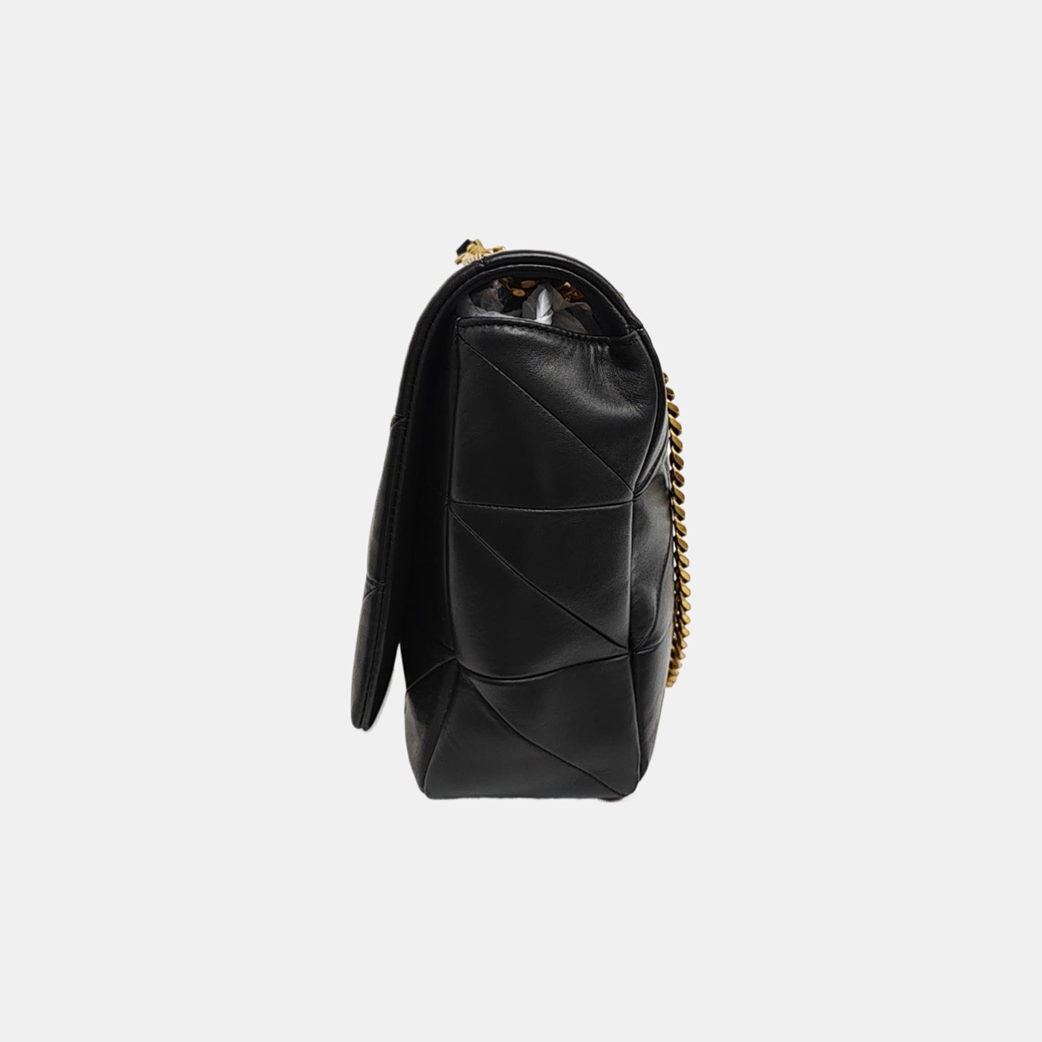 JAMIE Medium Quilted Lambskin Black