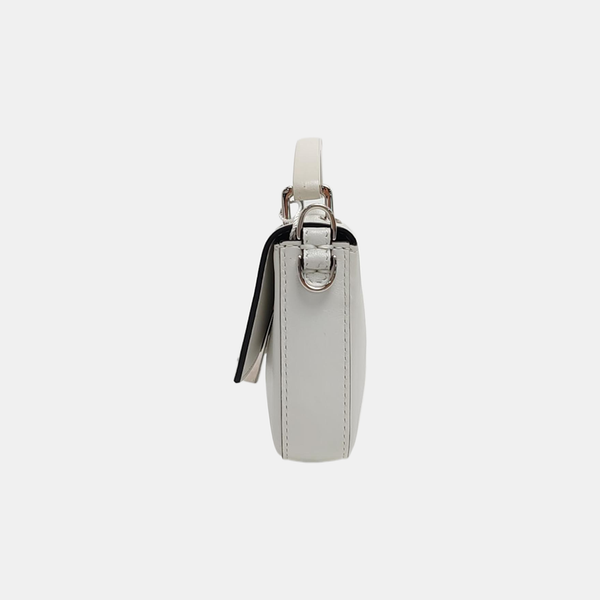 Baguette Mini Calfskin White