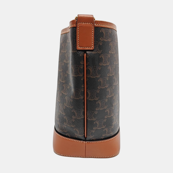 TRIOMPHE CANVAS Small Coated Canvas Brown