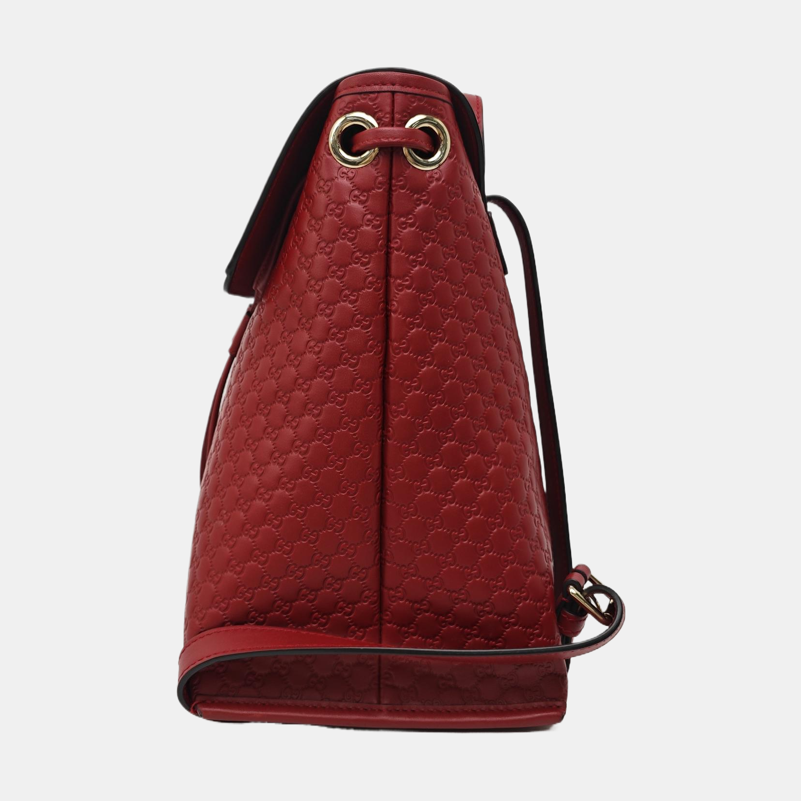 Monogram Calfskin Backpack Red