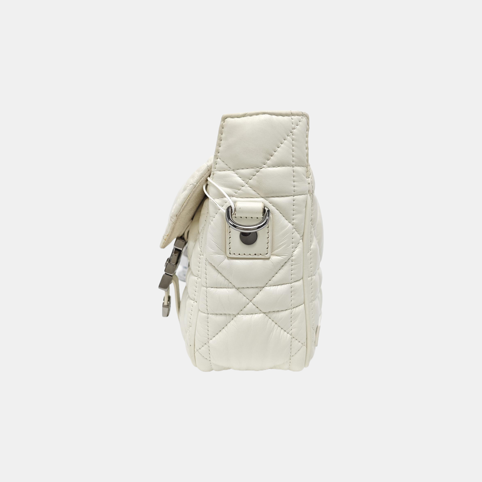 Diorcamp Small Cannage Calfskin White