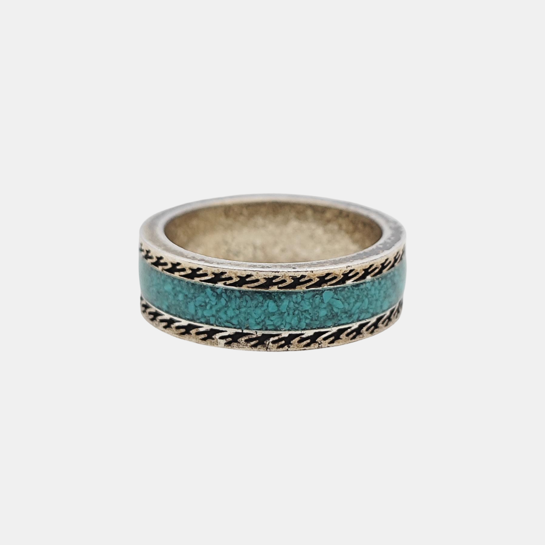 Interlocking G 925 Sterling Silver Ring HK 12