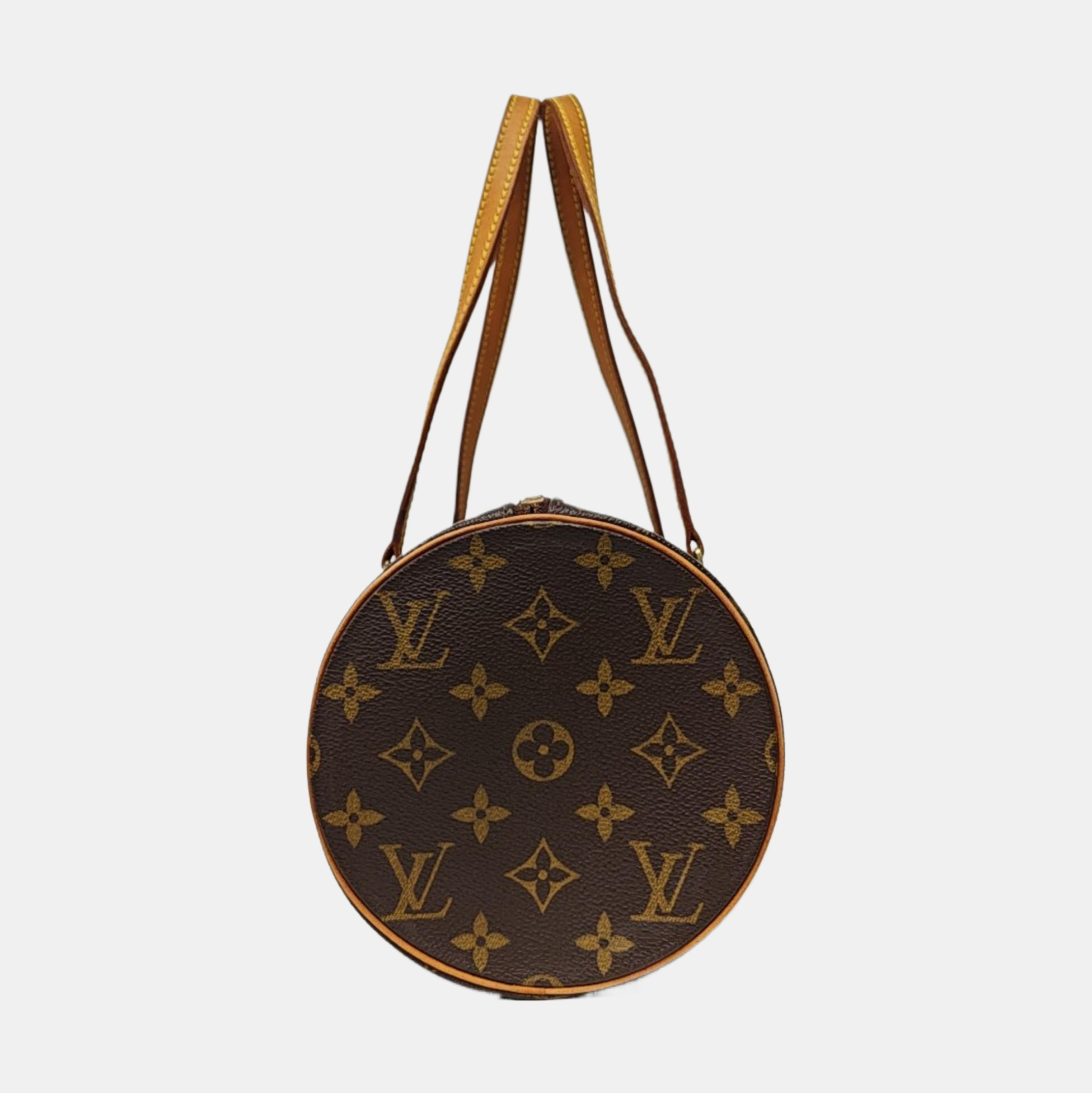 PAPILLON 30 Monogram Coated Canvas Brown