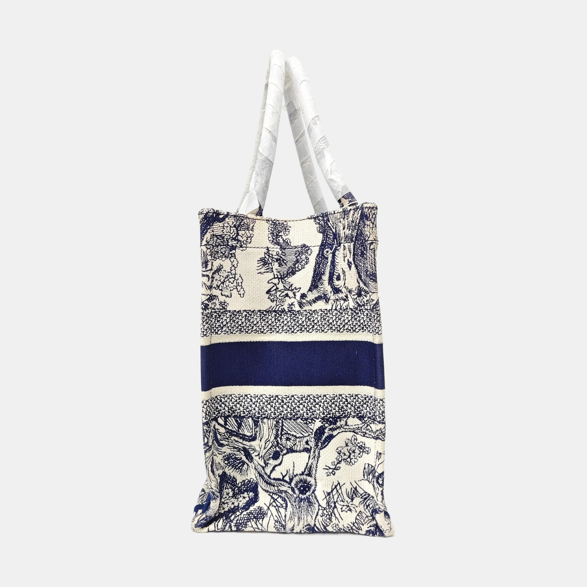 Book Tote Medium Canvas Blue
