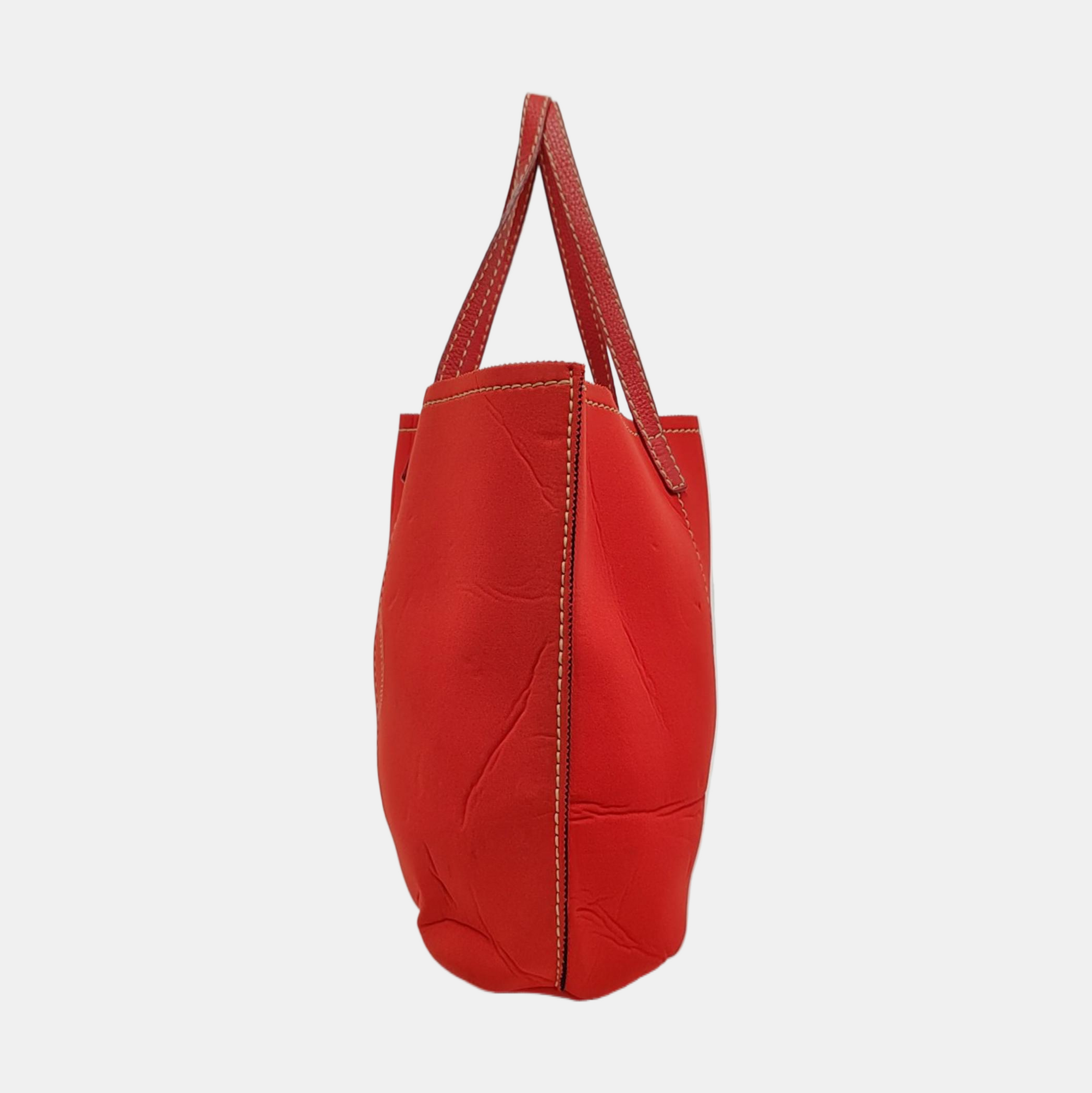 Fabric Tote Bag Red