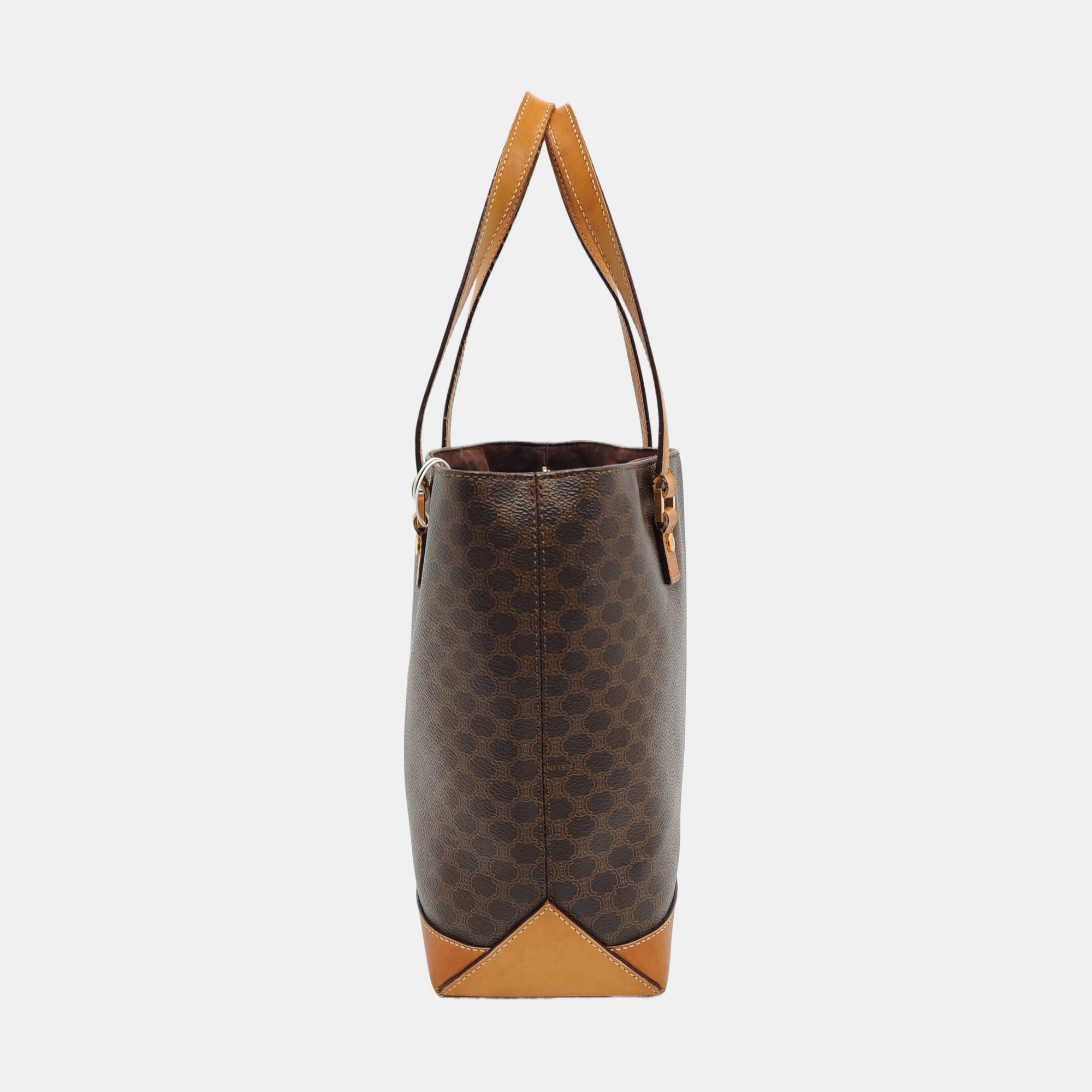 MACADAM TOTE Coated Canvas Brown