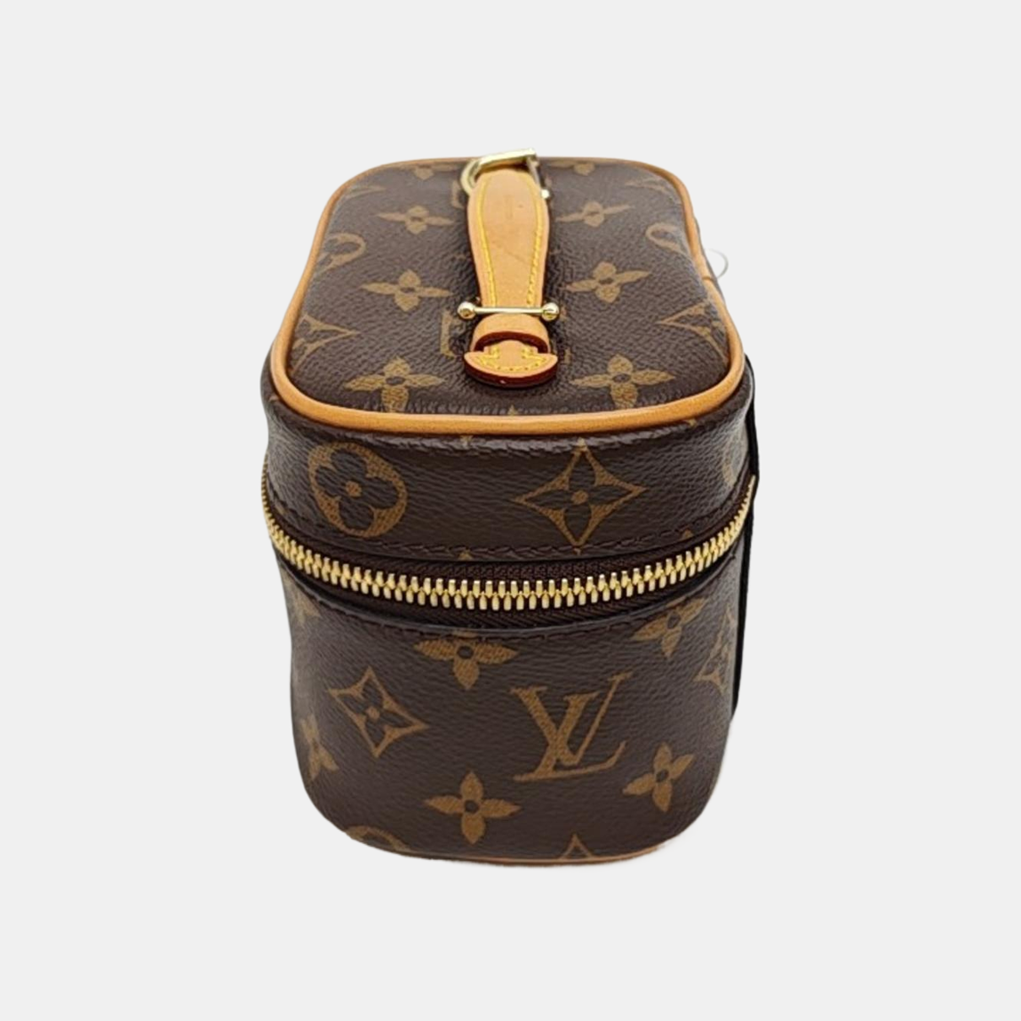 NICE Super Mini Monogram Coated Canvas Brown