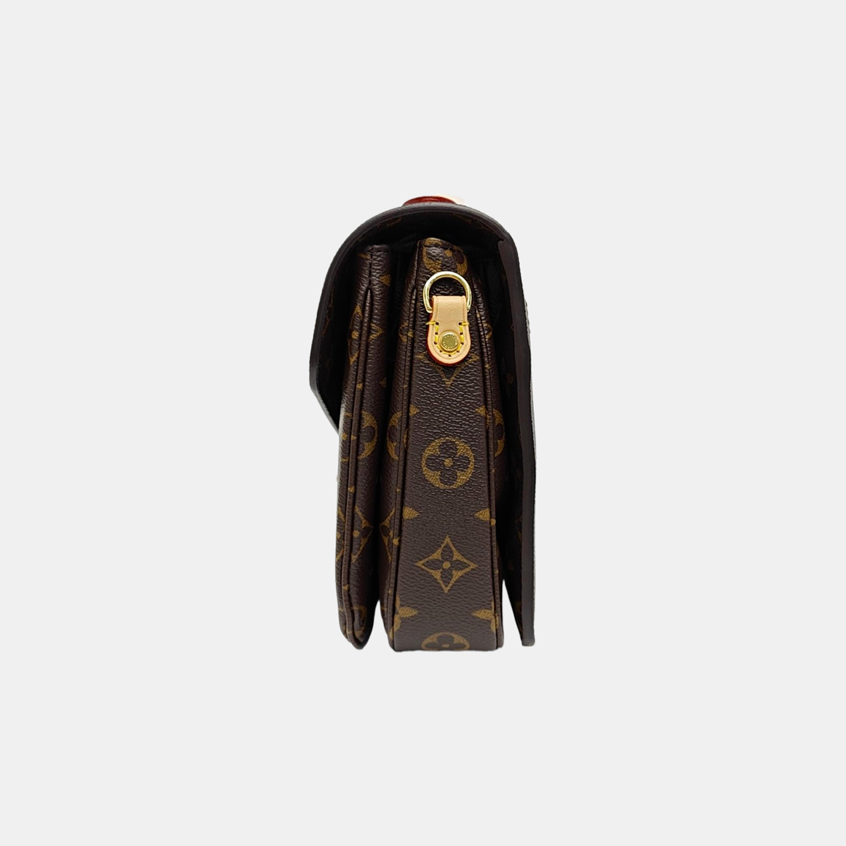 MÉTIS MM Monogram Coated Canvas Brown