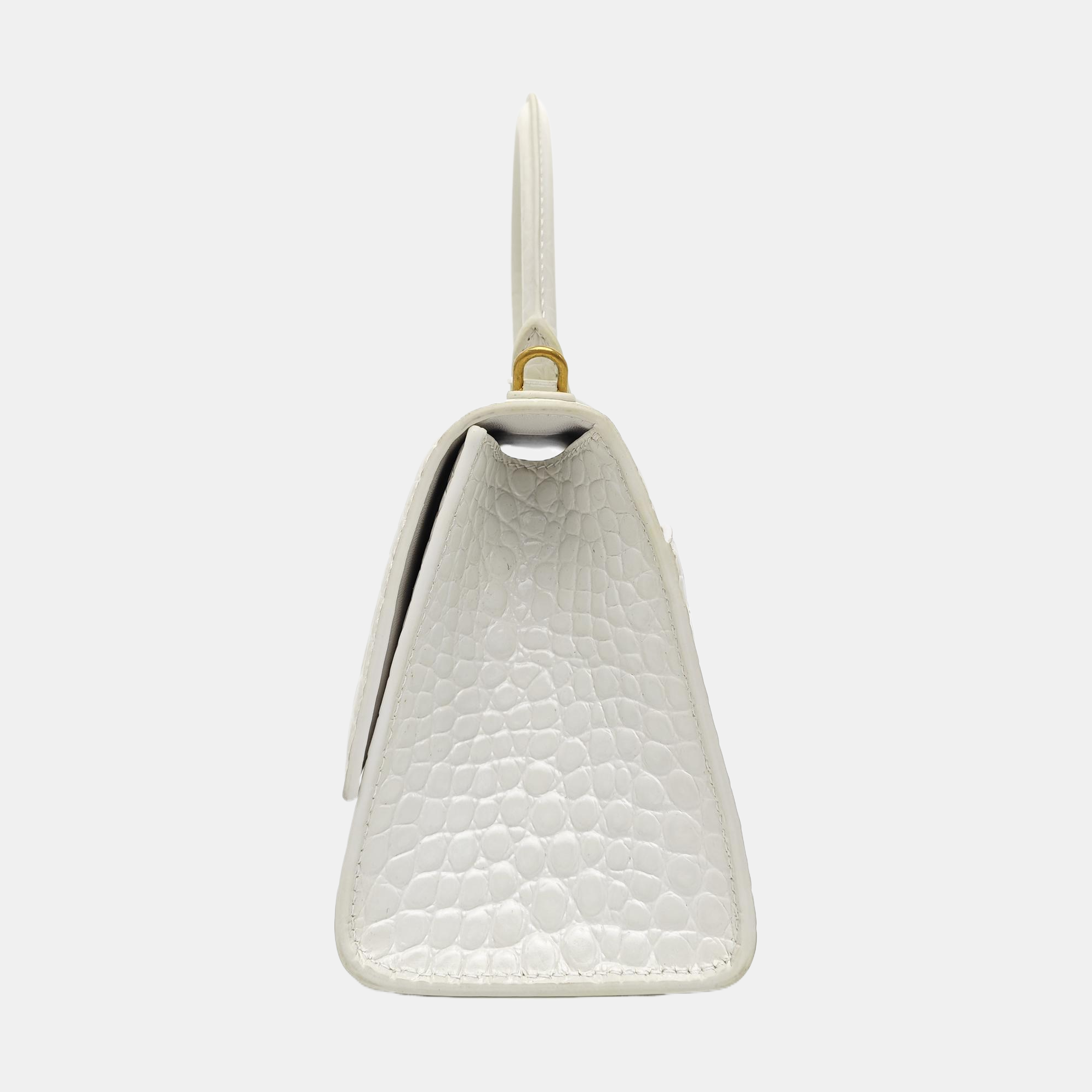 Hourglass S Calfskin White