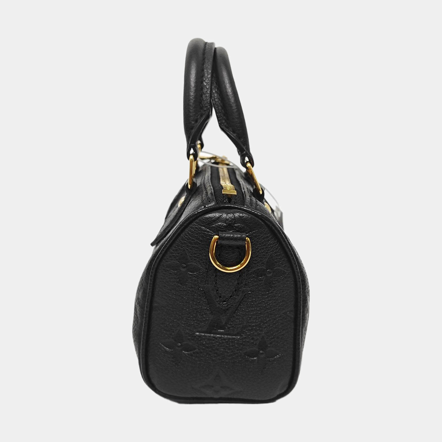 SPEEDY Nano Monogram Calfskin Black