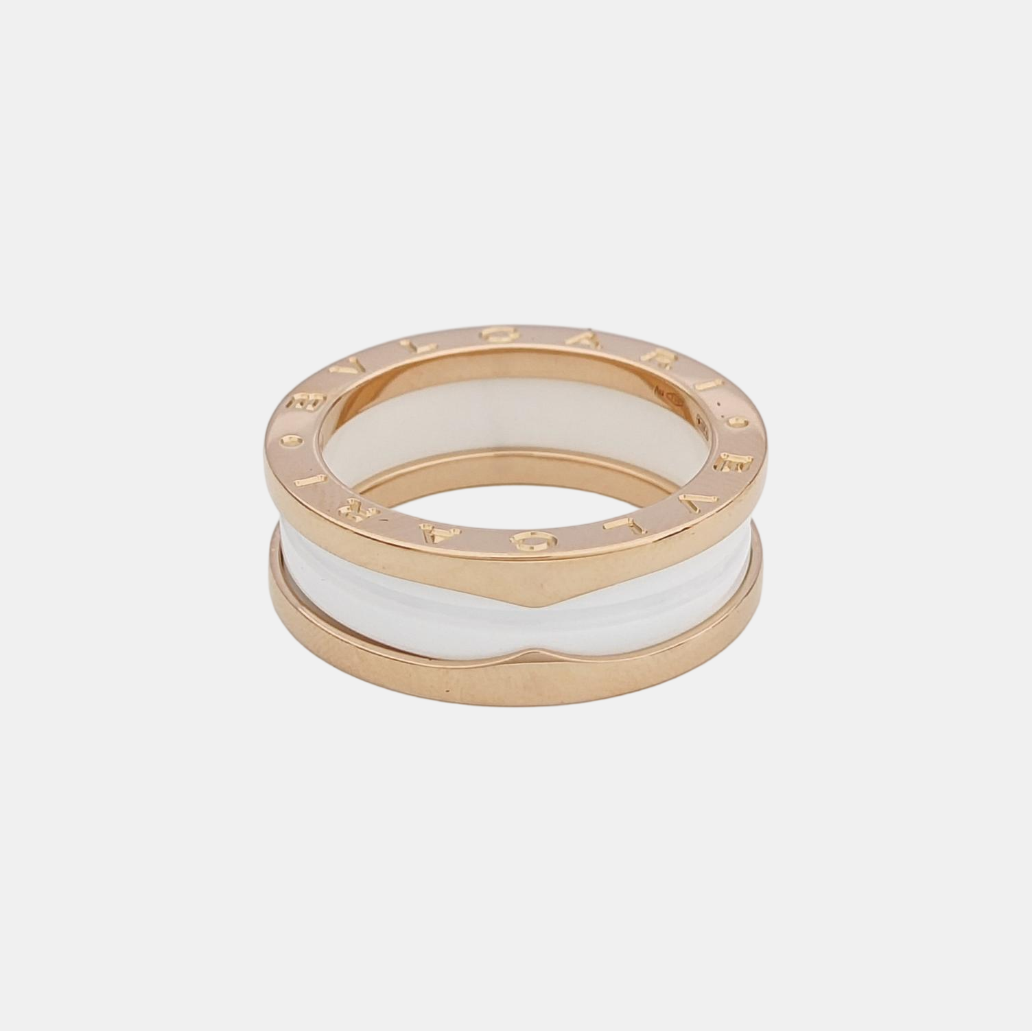 B.ZERO1 18k Rose Gold Ring EU 59
