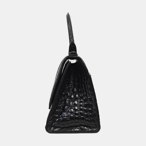 Hourglass S Calfskin Black