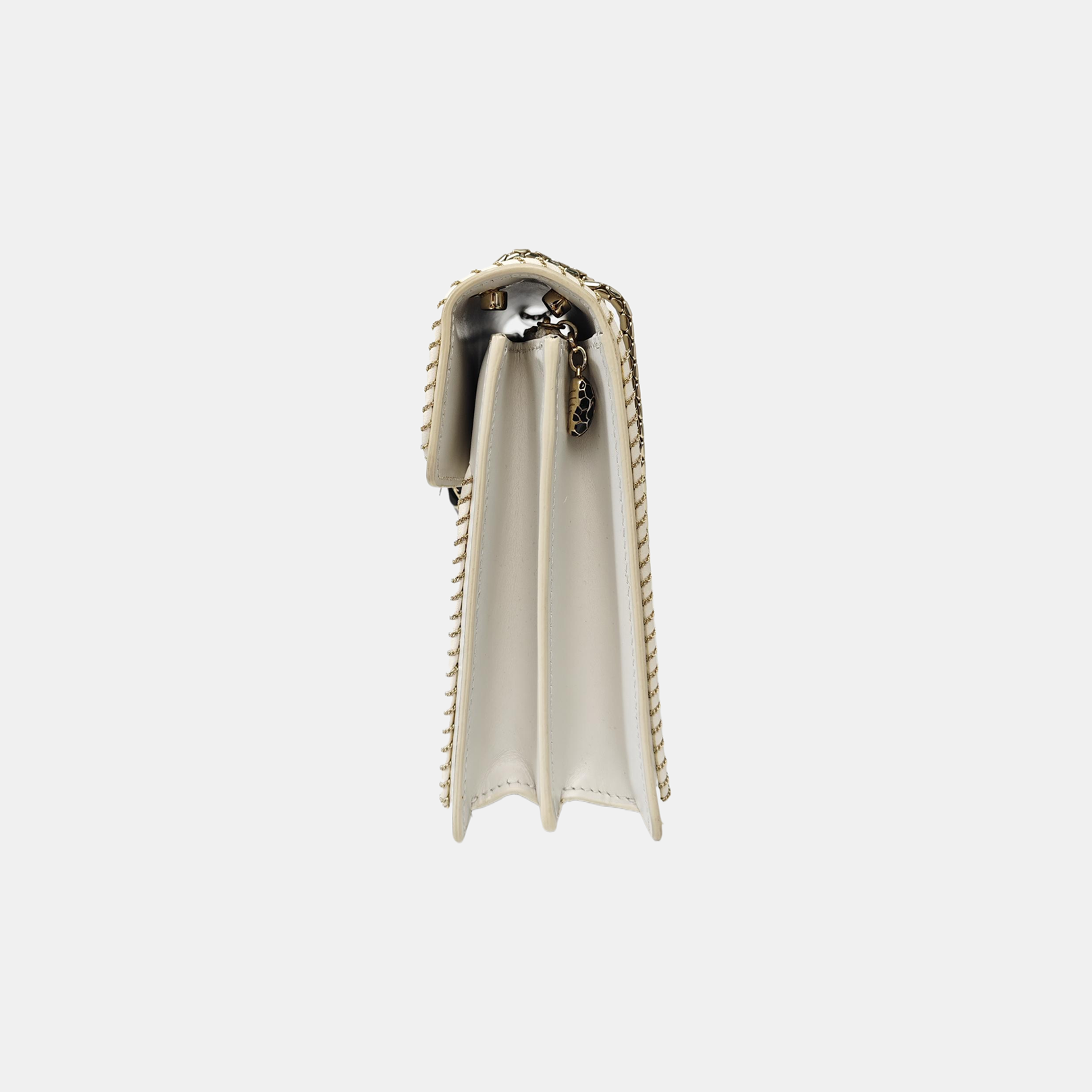 SERPENTI FOREVER Medium Calfskin White