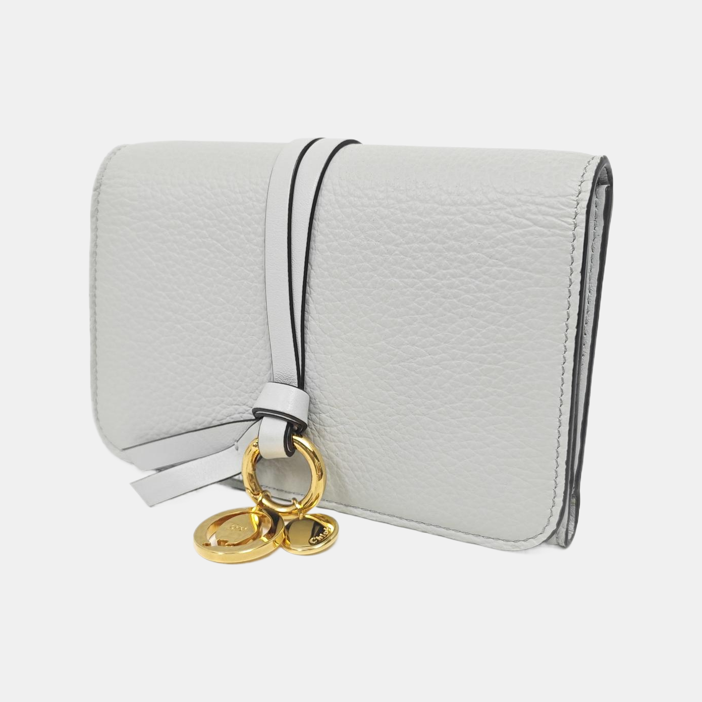 Alphabet Calfskin Green Wallet