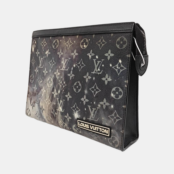 Pochette Voyag MM Monogram Coated Canvas Gray
