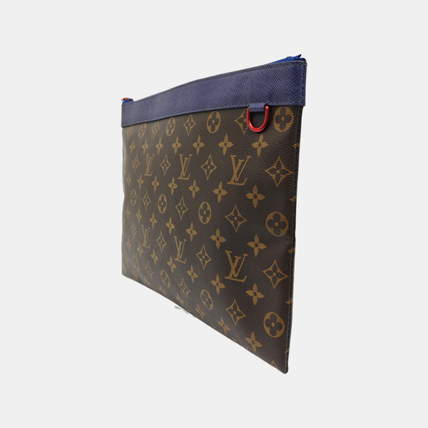 DISCOVERY Monogram Coated Canvas Brown