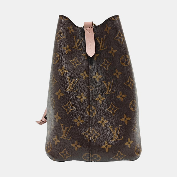NÉONOÉ MM Monogram Coated Canvas Brown