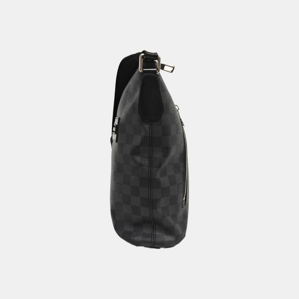 Damier Graphite Coated Canvas Shoulder Bag Gray