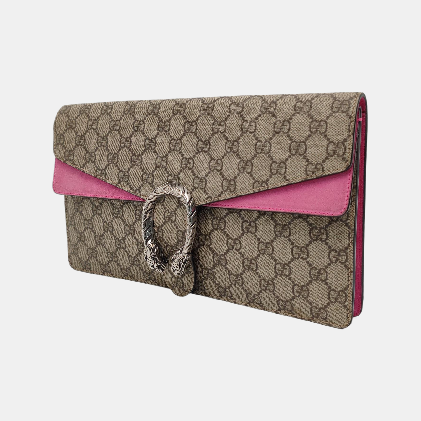 Authenticated pre-owned  Dionysus Monogram Coated Canvas Beige - Clutch at Looply