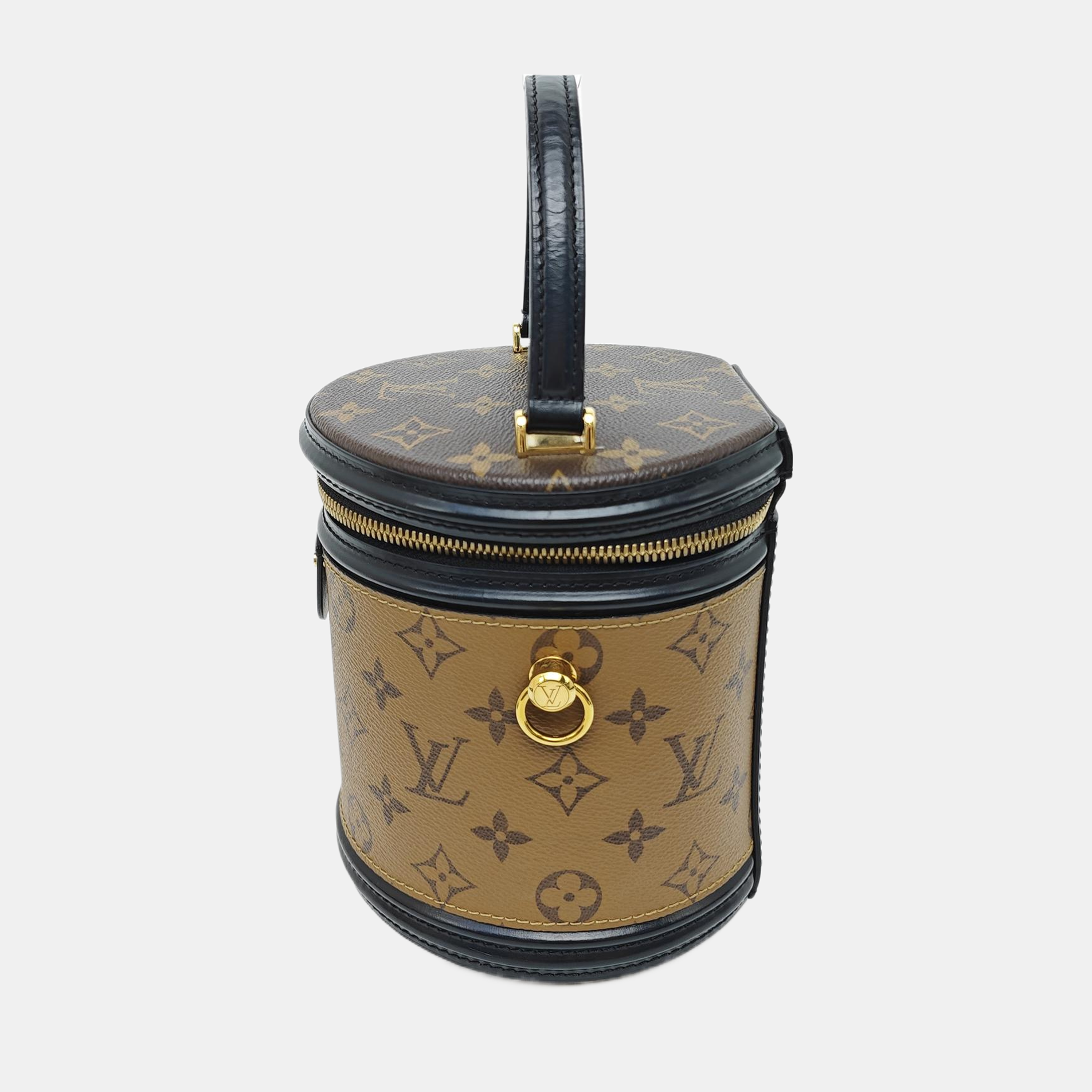 CANNES PM Monogram Coated Canvas Brown